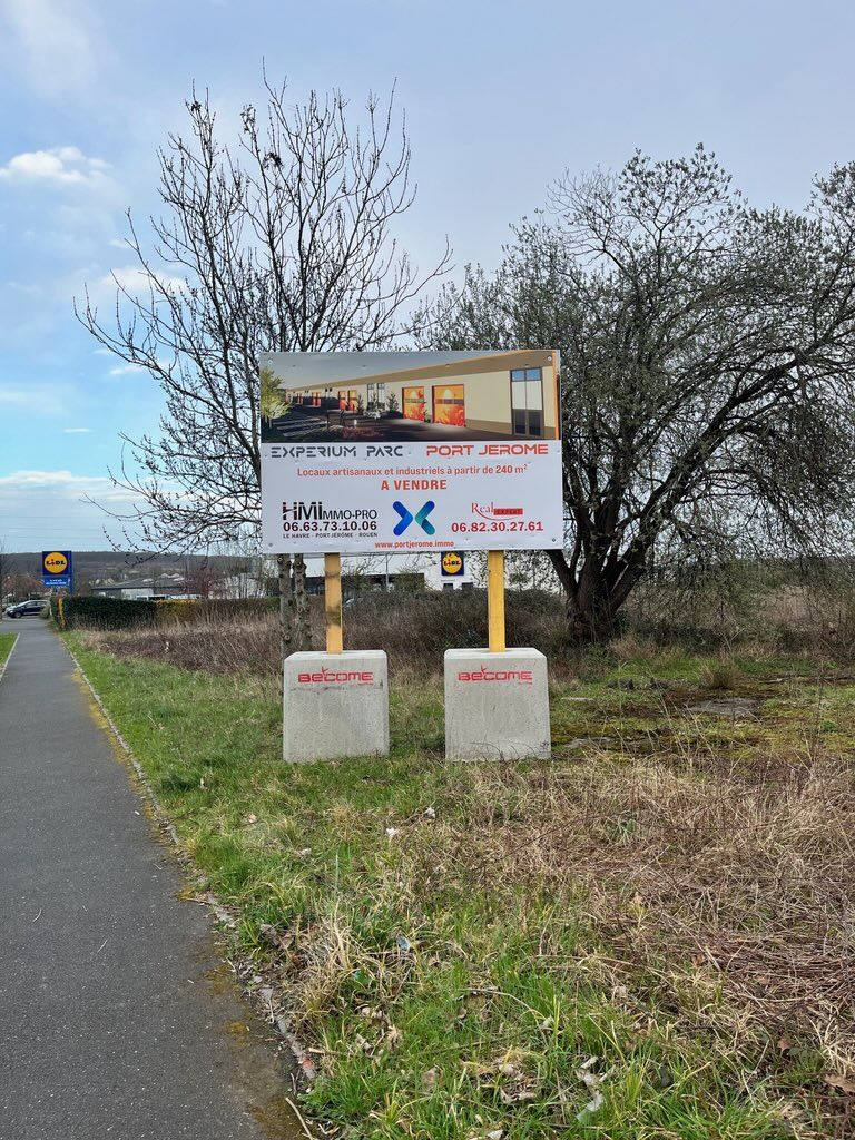 photo d'un panneaux de chantier HMImmo