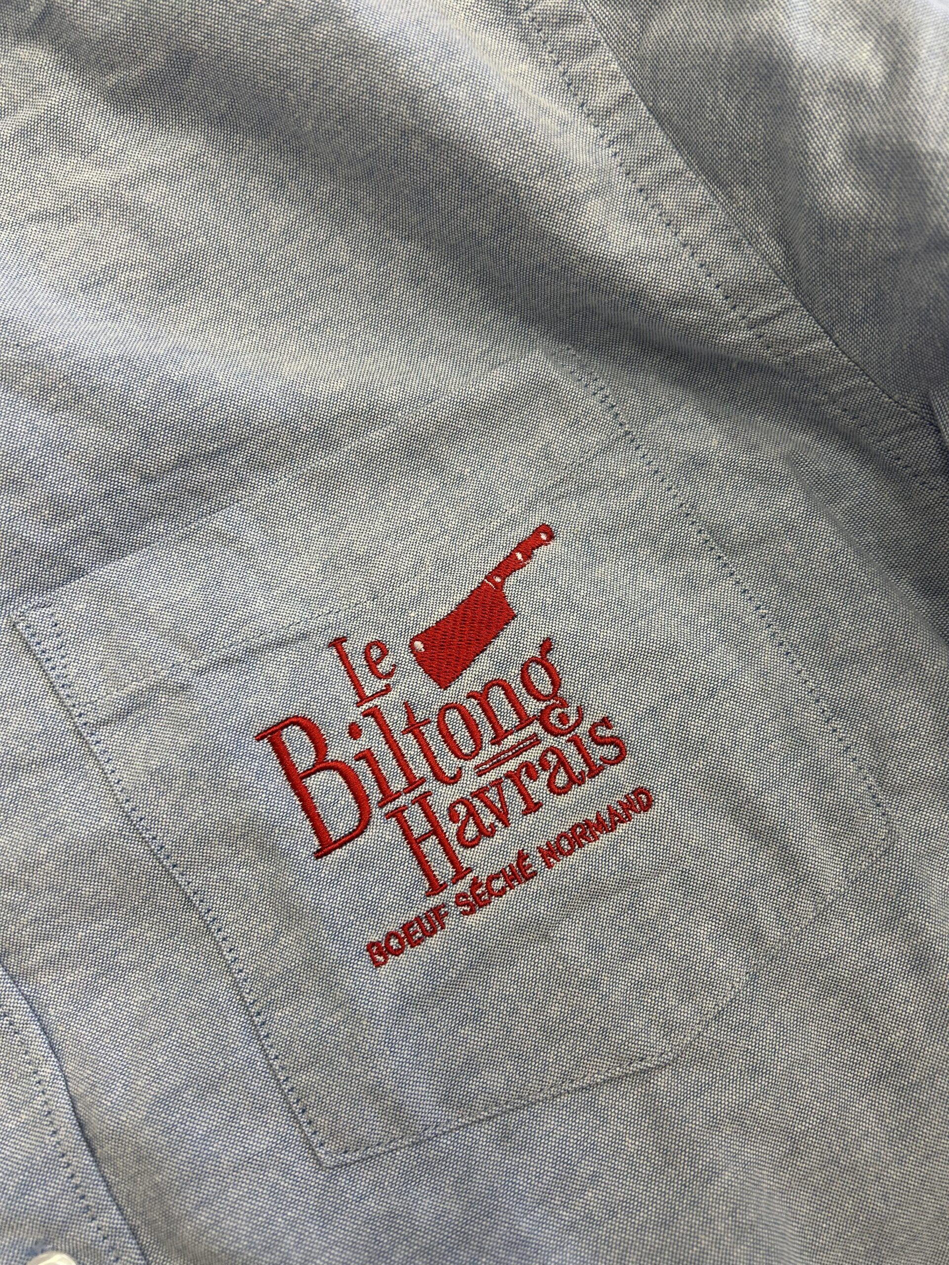 Photo d'une broderie pour le Biltong Havrais